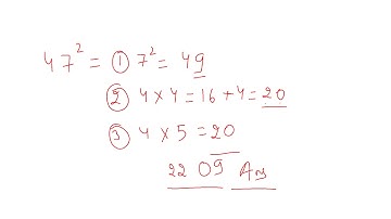 Shortcut square of number ending with 7 - Wizy Owl