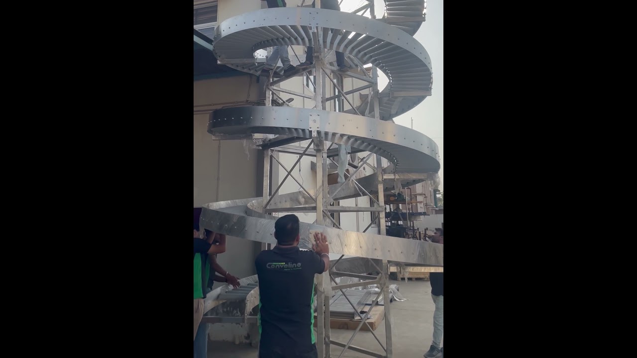 This Spiral Conveyor Needs ZERO Power – Food Industry Hack!  