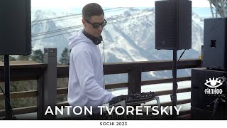 Anton Tvoretskiy DJ set in Krasnaya Polyana, 1660 m, Sochi 2023