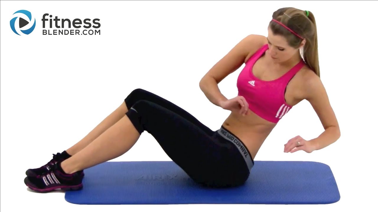 10 Min Abs Workout -- At Home Abdominal and Oblique Exercises 