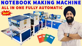 Fully Automatic Notebook Making Machine price in India, 4 in 1 Notebook Making Machine price
