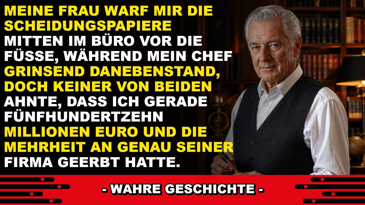 Ein gewöhnlicher Dienstagmorgen in meinem Büro – dann explodierte die Tür, und meine Frau Renate stand vor mir, hinter ihr ihr neuer Vorstandschef. Vierzig Jahre Ehe, drei Kinder, ein Leben voller...
