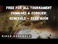 FFA Challenge for 6 players with different maps in C&C Generals Zero Hour!