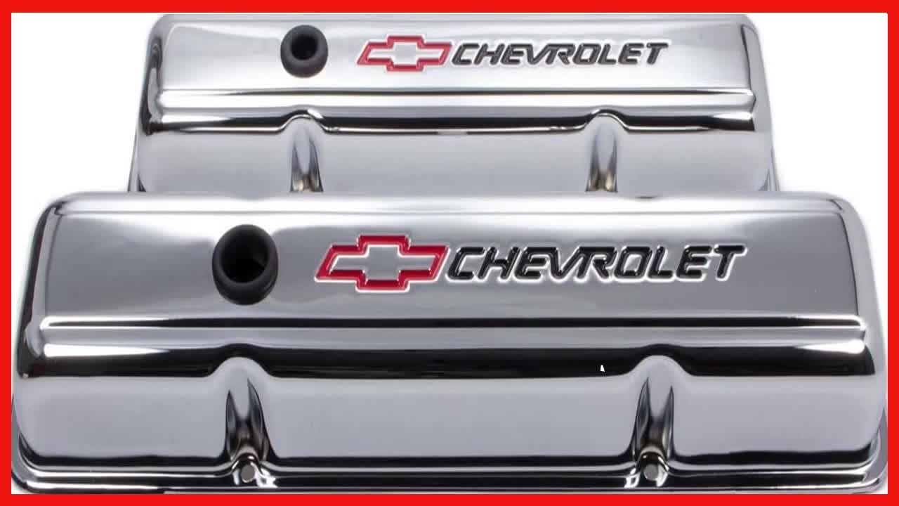 Upgrade Classic Engine Style And Fitment With Chrome Chevrolet Bowtie Small Block Valve Covers