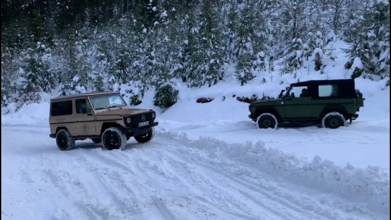 Mercedes G 300 OM 617 A  | winter fun and snow playing