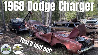 Abandoned 1968 Dodge Charger Rescue! by BackyardAlaskan 11,872 views 11 months ago 7 minutes, 19 seconds