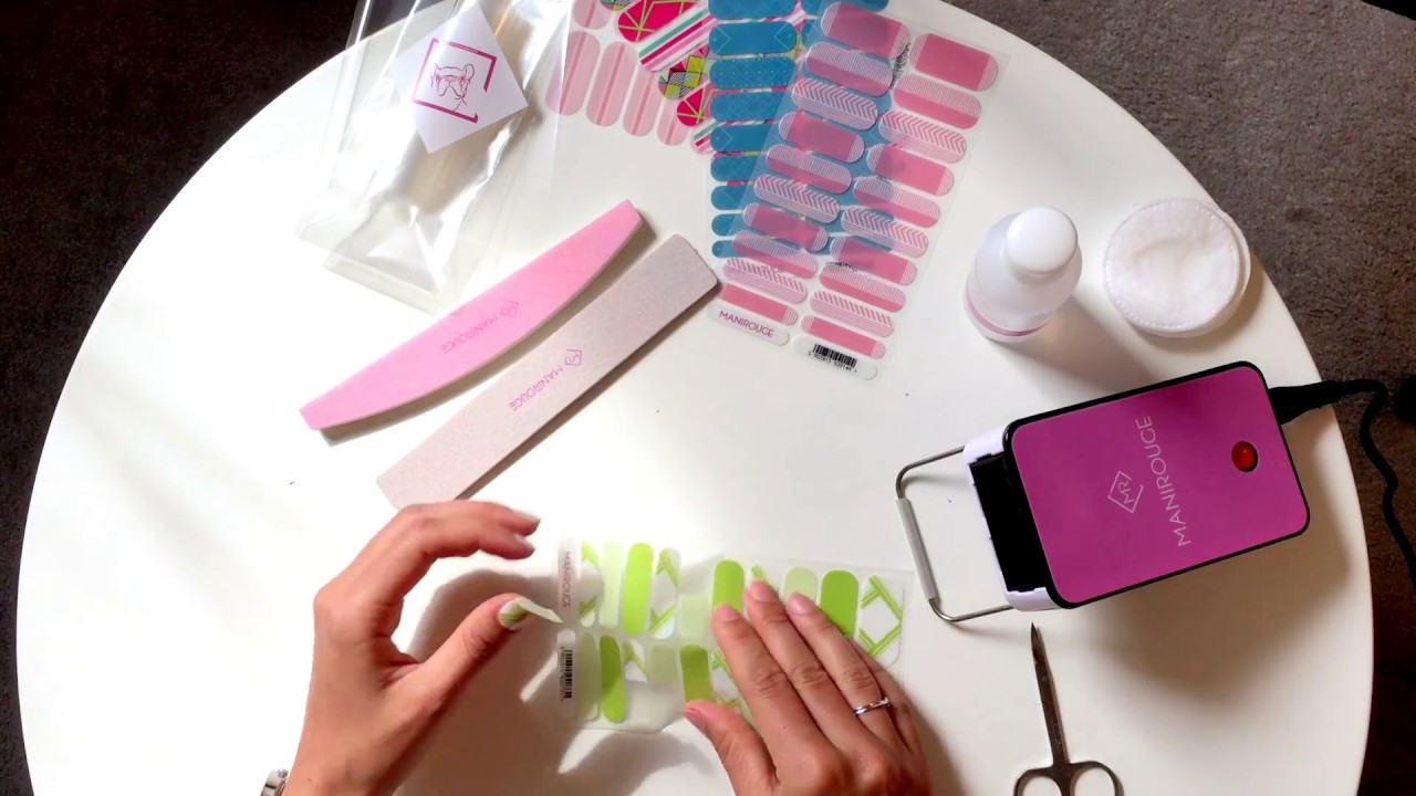 Jak poprawnie nałożyć naklejki na paznokcie MANIROUGE?