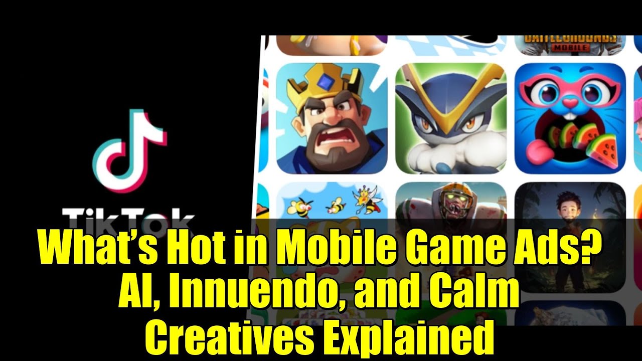 Что популярно в рекламе мобильных игр? Искусственный интеллект, двусмысленность и спокойные креат...
