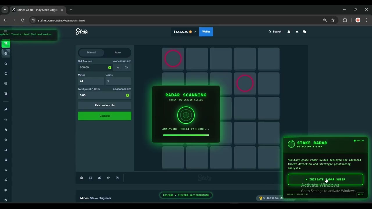 Stake Mines Radar Hack working 2026 (Link in Description)
