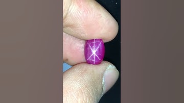 Viên ruby sao nét căng màu hồng sắc đỏ 7,1ct - IRUBY