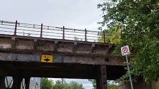 Exploring abandoned railway bridges in downtown Niagara Falls #niagaraurbanexplorer