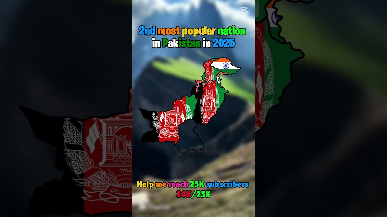 2nd most popular nation in Pakistan in 2025 