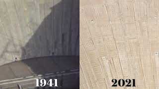 Hoover Dam 1941 vs 2021