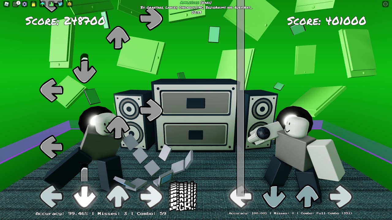 Roblox Funky Friday - AppleCore (Hard) Botplay [Clear - PFC]