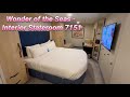 Wonder of the Seas - Interior Stateroom 7151 Room Tour
