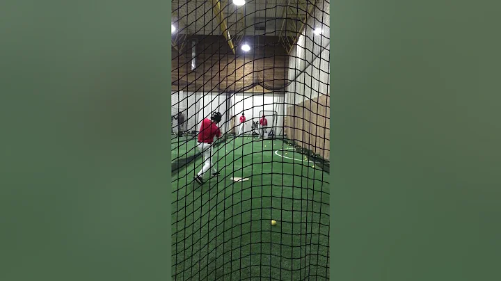 Thomas Stickel in door practice footage (hitting)