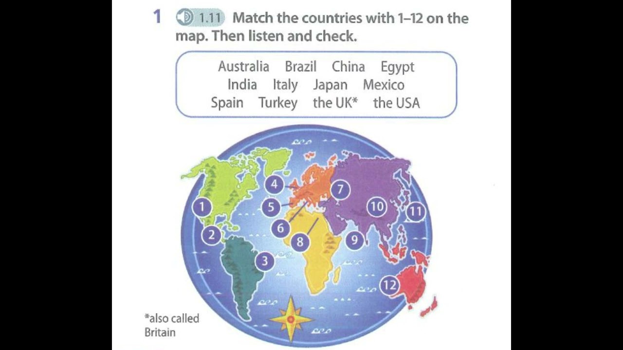 Английский язык, 5 класс, курс Plus 1 - Аудио 1.11