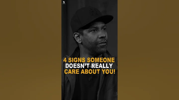 4 signs someone doesn't really care about you | Denzel Washington motivational speech #motivation