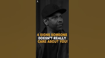 4 signs someone doesn