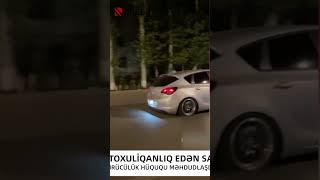 Bmw-Nin Sürücüsü Toy Karvanında Avtoxuliqanlıq Etdi,15 Sutka Həbs Aldı,1 Il Sürücülükdən Məhrum Oldu