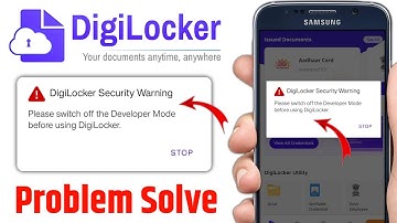 ⚠️ Digilocker Security Warning | Digilocker One Nahi Ho Raha Hai | Digilocker