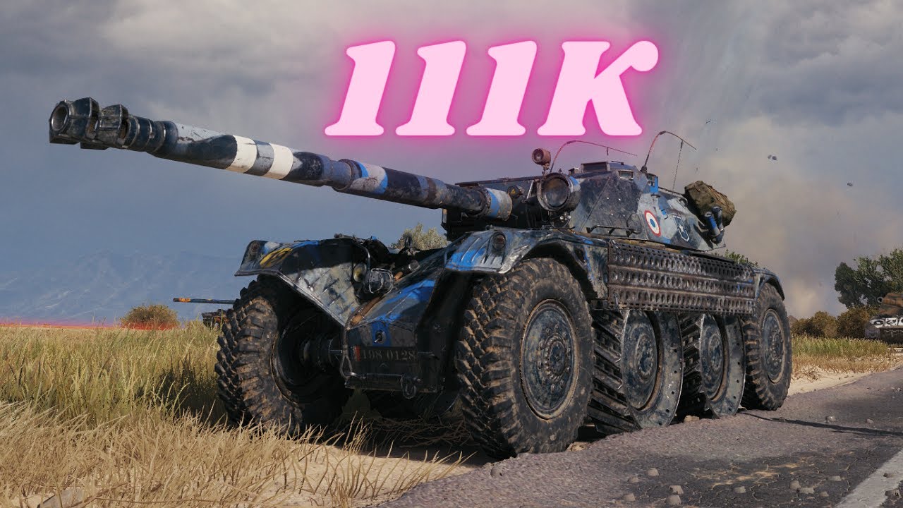 111K засвете на TOP 10 Tier World of Tanks с EBR 105, Manticore, T-100 LT, Sheridan, AMX, Mix No.1