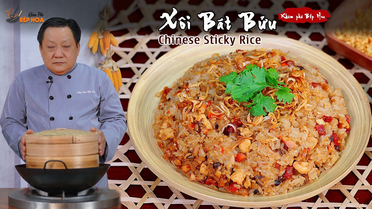 Hướng dẫn Cách nấu xôi bắp – Cách làm Xôi Bát Bửu thơm dẻo ngon và rất độc đáo – Chinese Sticky Rice (Engsub)