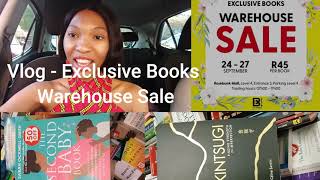 Vlog  Rosebank Exclusive Books Warehouse Sale