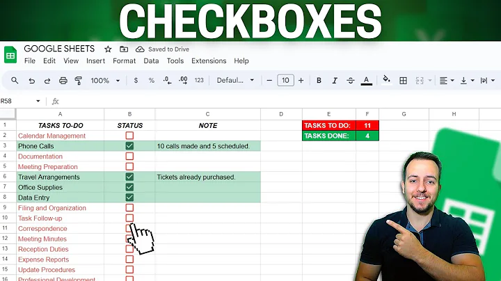 How to Checkbox in Google Sheets | Practical Examples | Conditional Formatting and Counting System