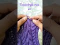 Ref:192tSikj6ug Trenza de 3 columnas/tejiendoconleonardo