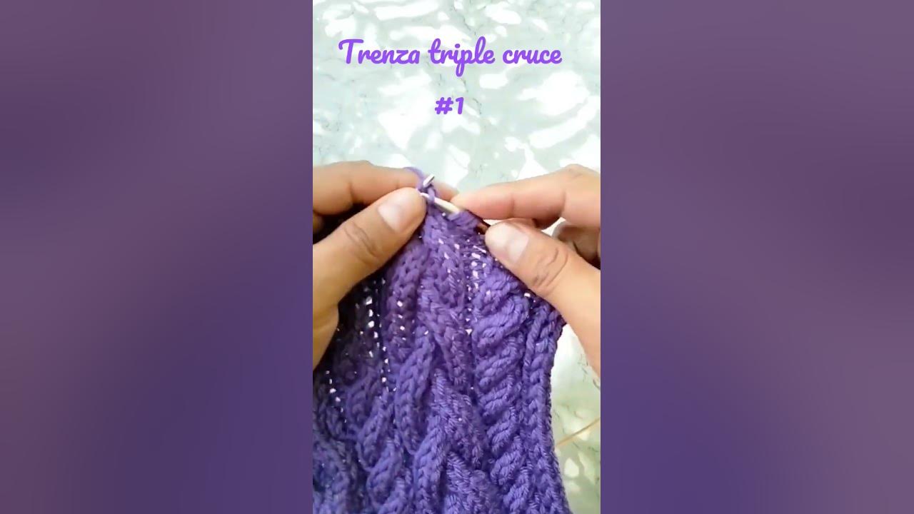 Trenza de 3 Columnas/Tejiendoconleonardo