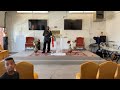 Apostle Dr. Larry Birchett, Jr. speaking at the Annual Harvest House Restoration Center Day (2025)