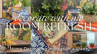 DECORATE WITH ME - HOME DECOR REFRESH + ROOM MAKEOVER HALL ENTRYWAY | Decorating Inspiration 2024