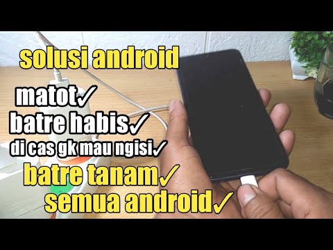 CARA MENYALAKAN HP MATI TOTAL KARNA KEHABISAN BATERAI,ALL ANDROID