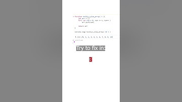 JavaScript Quiz! Fix the Array! #javascript