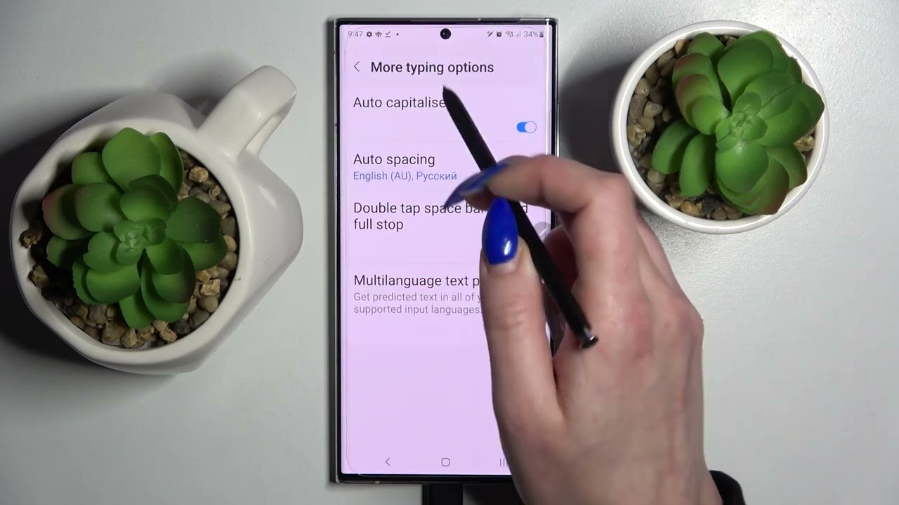 How to Enter Text Correction in SAMSUNG Galaxy S22 Ultra – Find Correction Options