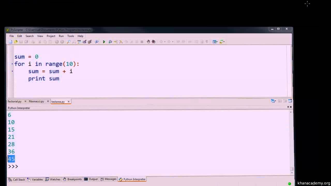 Python'da For Döngüleri (Bilgisayar Proglamlama / Python Dilinde ...