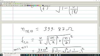 Lecture 36 : Rectangular waveguide II Tutorials