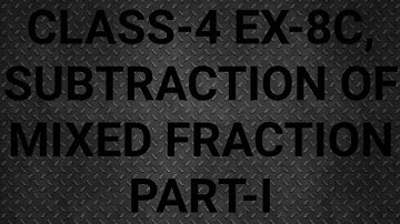 Class 4,Ch 8, Exercise 8C