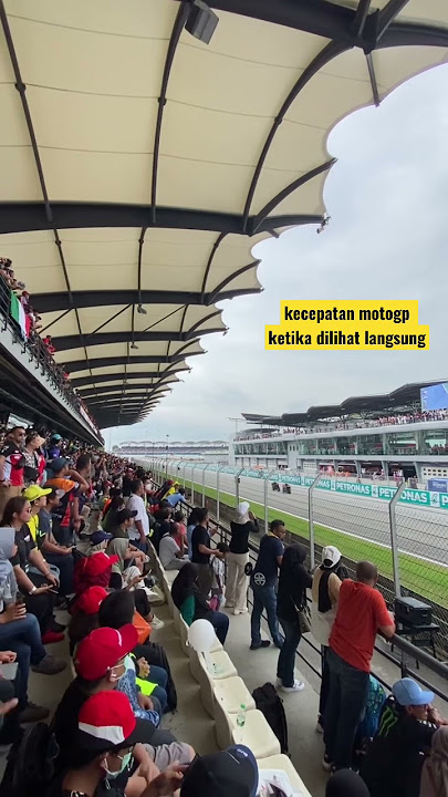 kecepatan motogp ketika dilihat langsung #motogp2022 #sepangcircuit #malaysia #motogp