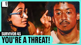 J.Maya Fights Kaleb Back - Tribal Council Pt.2 | SURVIVOR S45 E6