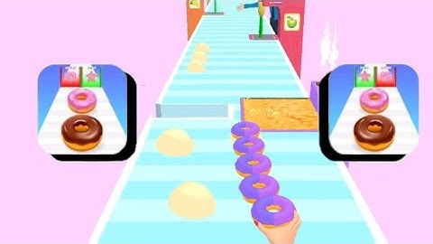 Donut Stack 🍩|| New Gameplay (iOS & Android) Walkthrough Part 2