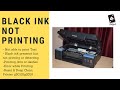 How to fix canon g3010 & 2010 Printing problem | Black ink problem