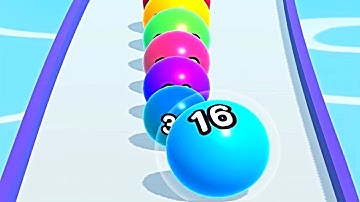 Ball Run 2048 Merge Number ! MAX LEVELS Gameplay Walkthrough New Update Part 100 android, ios