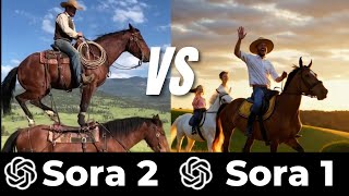 OpenAI Sora 2 vs Sora 1 Comparison with Video Examples