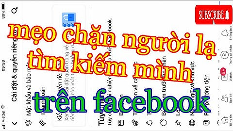 Ẩn facebook với người lạ