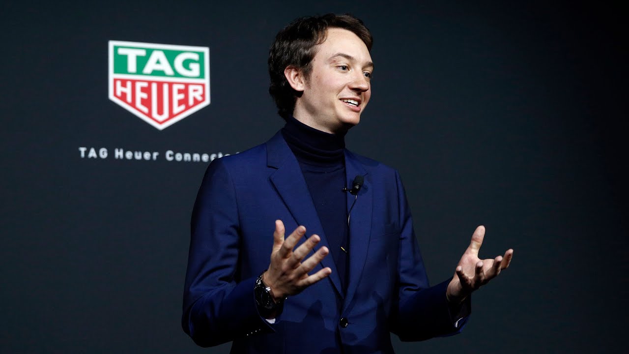 TAG HEUER. A lively conversation with 27-year-old CEO Frédéric Arnault. 