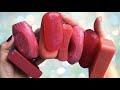 ❤️❣️❤️ТАЗ КРАСНОГО РАЗМОКШЕГО МЫЛА  РАЗНЫХ ФИРМ/ АСМР/ SOAKED RED SOAP/ ASMR ❤️❣️❤️