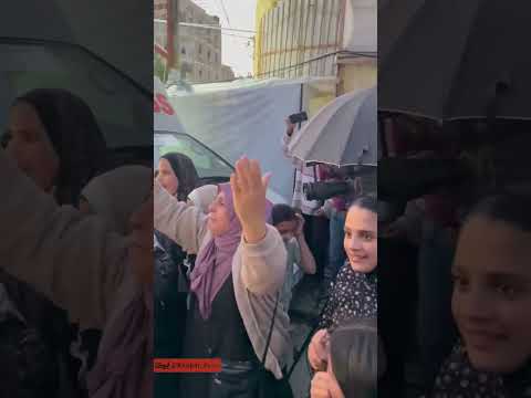 شادی مردم غزه پس از شنیدن خبر موافقت حماس با طرح آتش بس