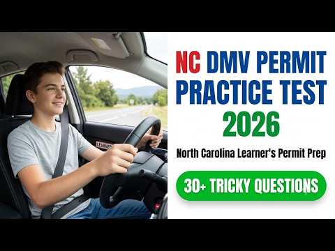 Video 2026 NC DMV Permit Practice Test: Pass The North Carolina Learners Permit Exam First Try